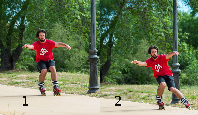 Inline skates: skid