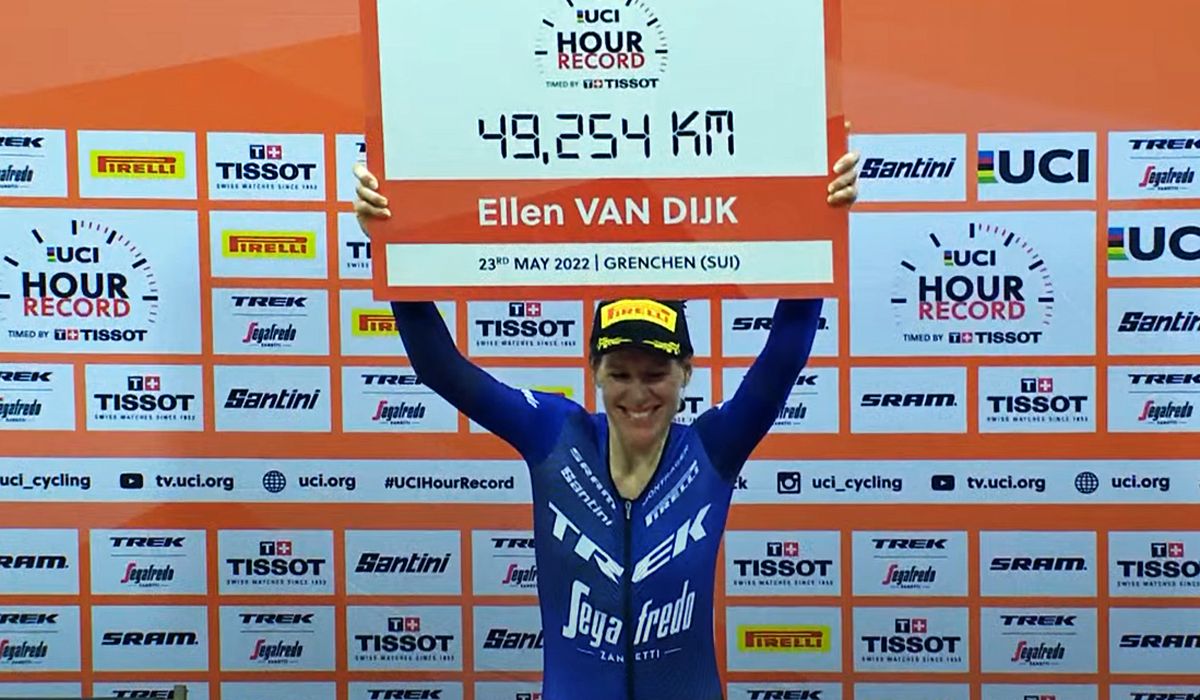 Ellen Van Dijk bate el récord de la hora femenino Ellen Van Dijk bate el récord de la hora femenino