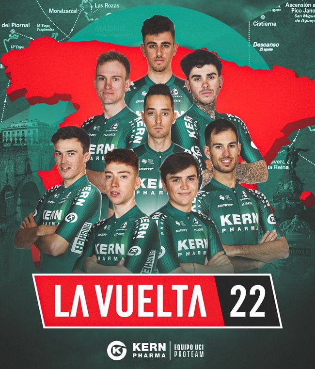 Equipo Kern Pharma para La Vuelta