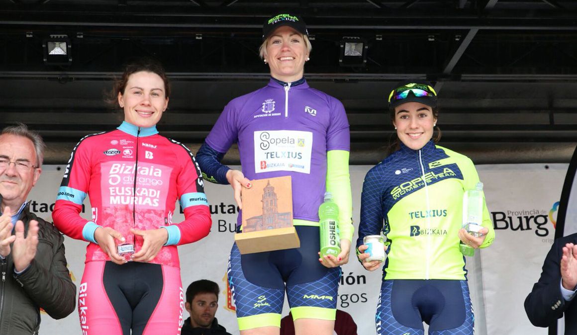 Exhibición del Sopela Women´s Team para cerrar la Vuelta a Burgos