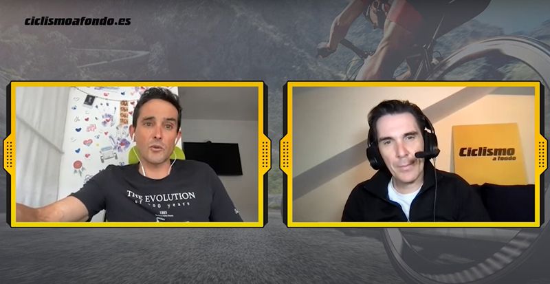Oscar Sevilla y Luis Pasamontes en un momento de la entrevista