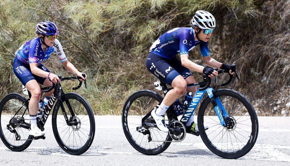 Sara Martín (Movistar Team) y Elizabeth Stannard (Israel Premier Tech Roland) fueron las más fuertes del día