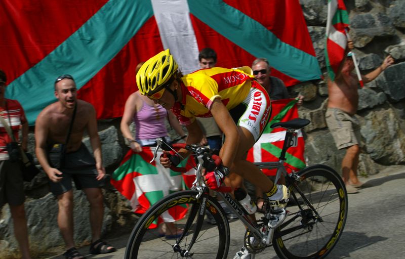 Joane Somarriba en su época de ciclista