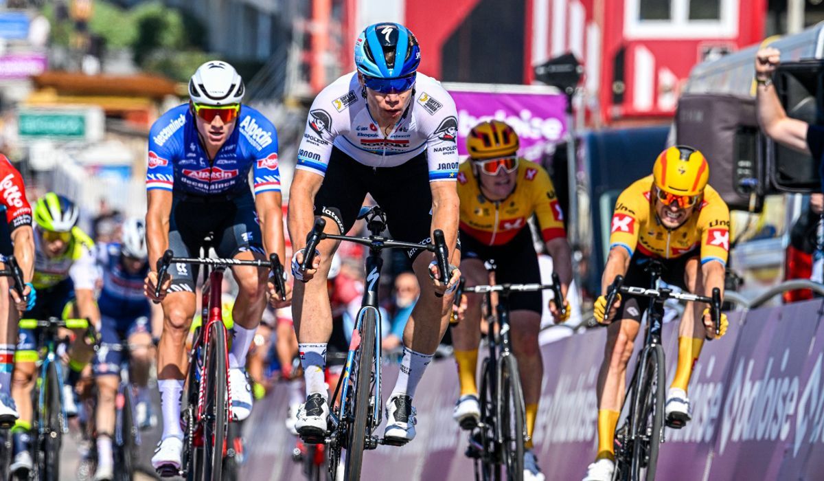 Fabio Jakobsen en una imagen del pasado Tour de Bélgica Fabio Jakobsen en una imagen del pasado Tour de Bélgica