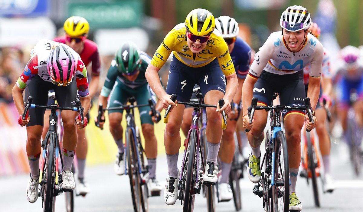 Una imagen del pasado Tour de Francia femenino