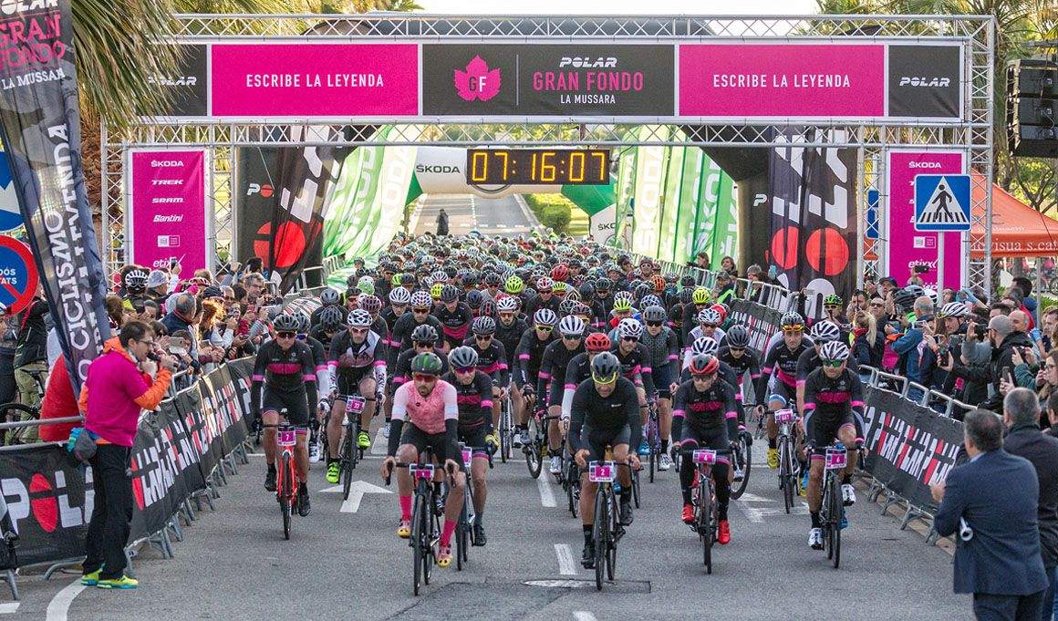 7.000 ciclistas participaron en la VI Polar Gran Fondo La Mussara 