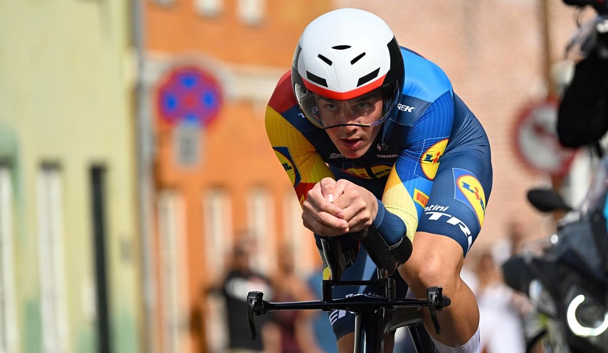 Mads Pedersen (Lidl Trek) voló para llevarse el Tour de Dinamarca