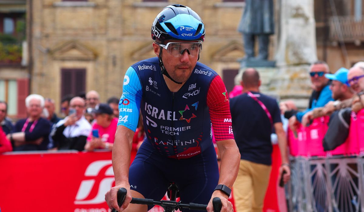 Domenico Pozzovivo en una imagen del pasado Giro de Italia. Foto: Luca Bettini / Sprint Cycling Agency