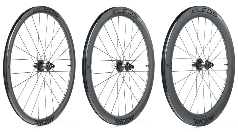 Las Miche Kleos RD están disponibles en tres perfiles, de 36, 50 y 62 mm