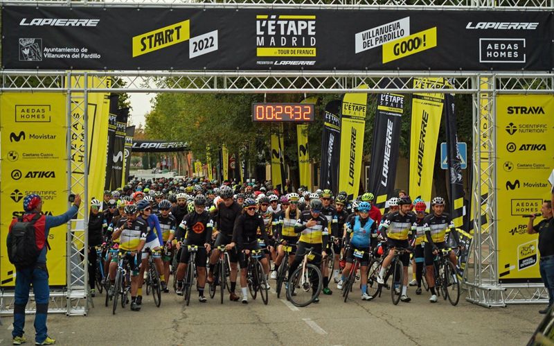 700 ciclistas en la segunda edicio n de l e tape madrid by tour de france presented by lapierre