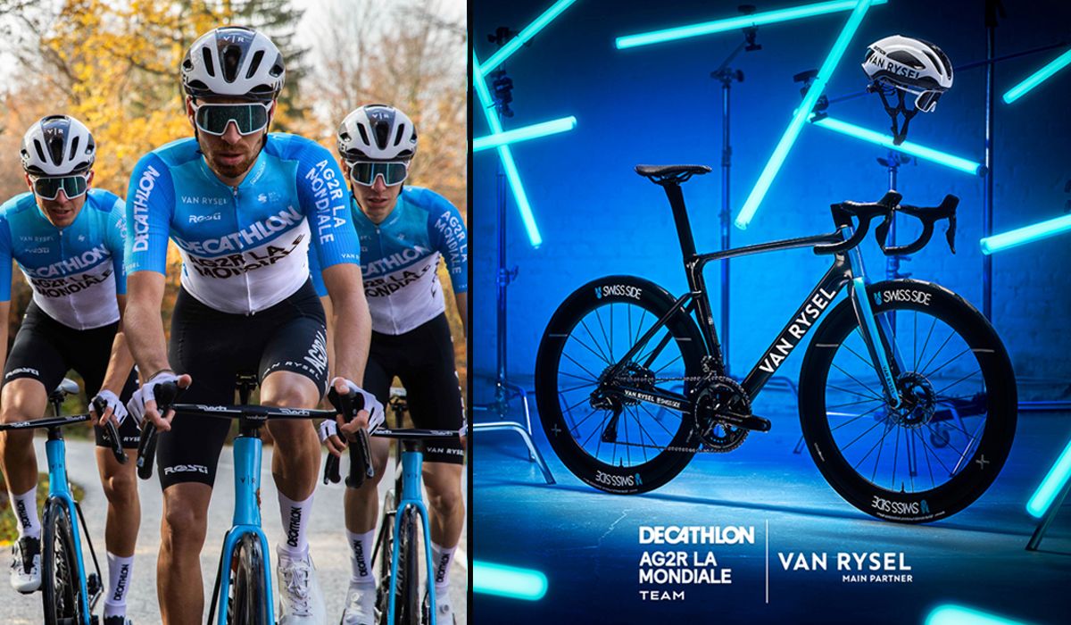 Decathlon dará nombre al AG2R y proveerá al equipo con sus bicicletas, cascos y gafas Van Rysel Decathlon dará nombre al AG2R y proveerá al equipo con sus bicicletas, cascos y gafas Van Rysel