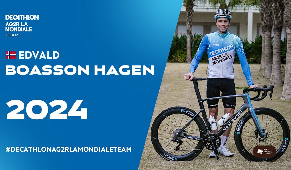 Edvald Boasson Hagen, refuerzo de última hora para el Decathlon AG2R La Mondiale 2024