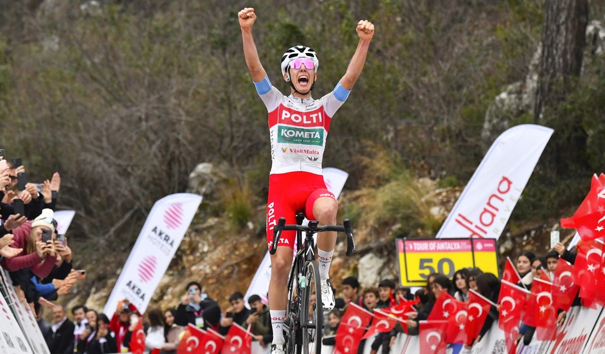 Davide Piganzoli (Polti Kometa) se llevó la etapa reina en Turquía Davide Piganzoli (Polti Kometa) se llevó la etapa reina en Turquía