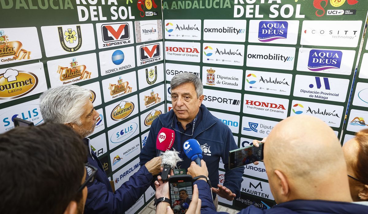 Joaquín Cuevas, director de la carrera, atendiendo a los medios de comunicación el pasado miércoles Joaquín Cuevas, director de la carrera, atendiendo a los medios de comunicación el pasado miércoles