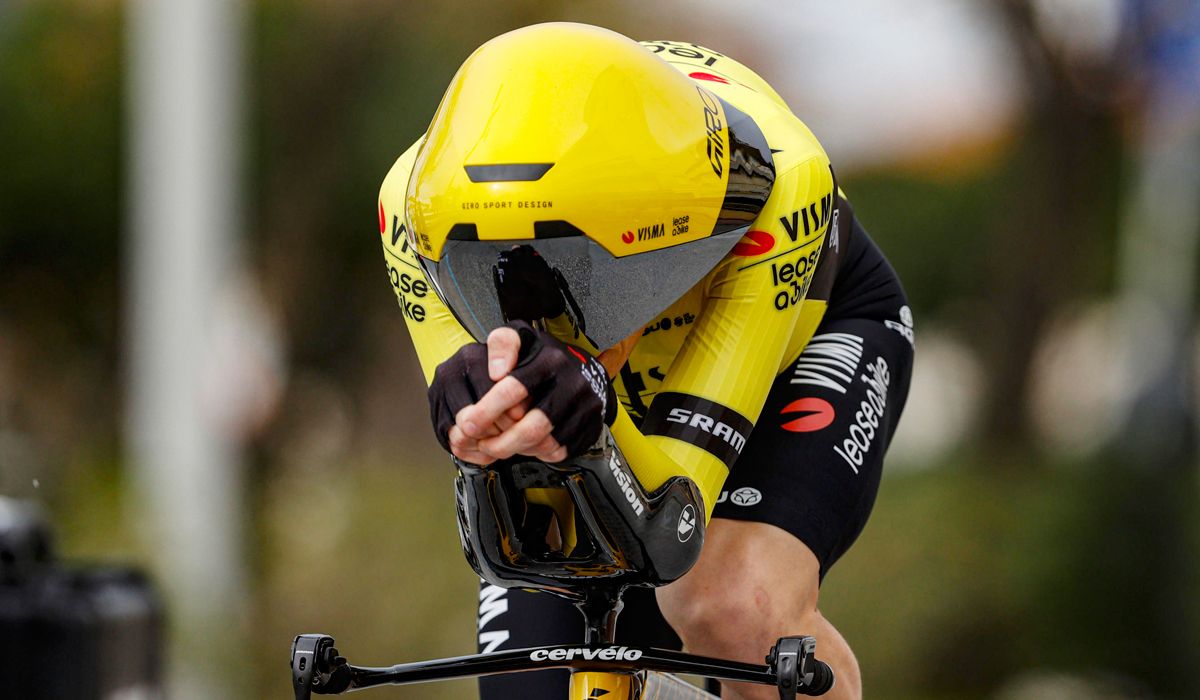 El danés Jonas Vingegaard durante la contrarreloj inaugural de la Tirreno-Adriático El danés Jonas Vingegaard durante la contrarreloj inaugural de la Tirreno-Adriático