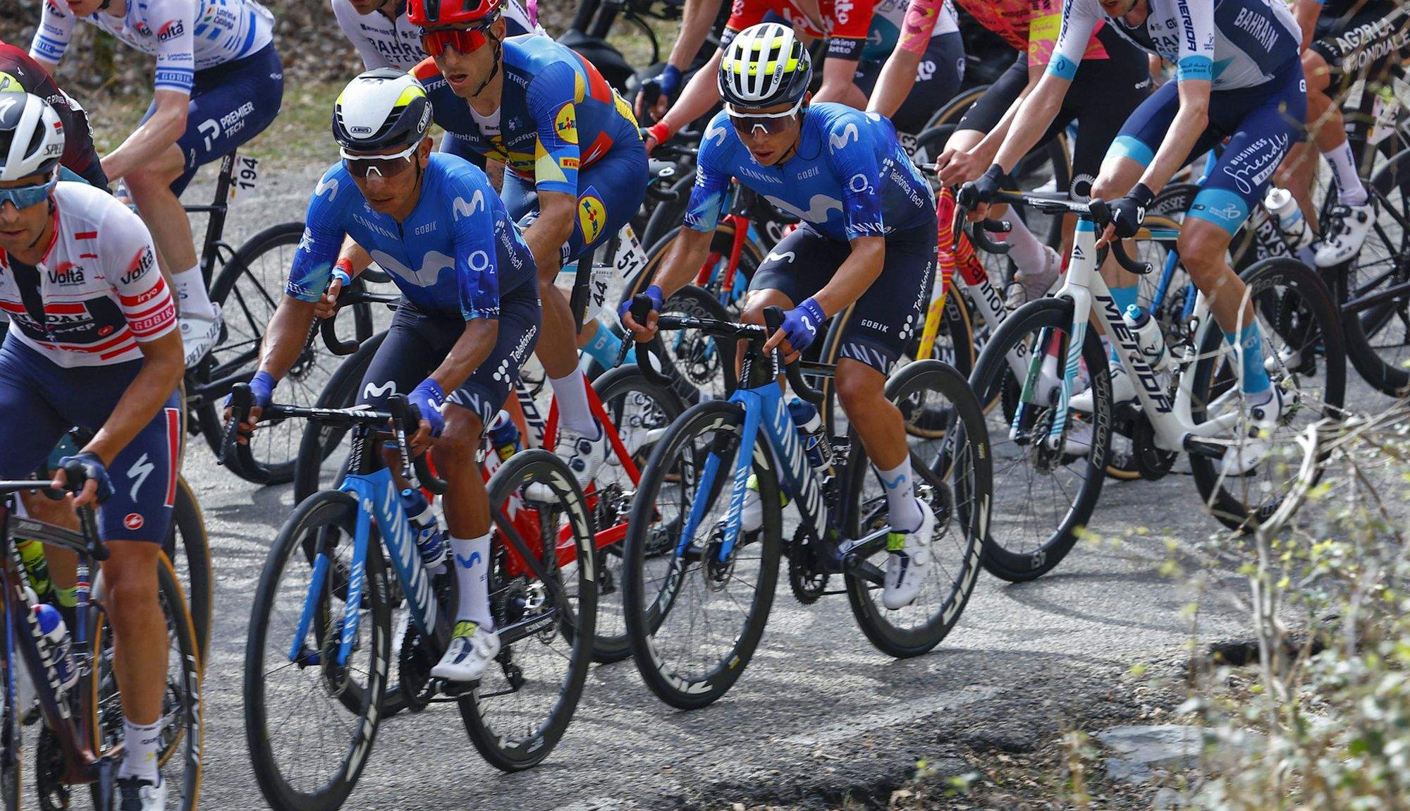 Nairo Quintana y Einer Rubio, en una imagen de la pasada Volta a Catalunya Nairo Quintana y Einer Rubio, en una imagen de la pasada Volta a Catalunya