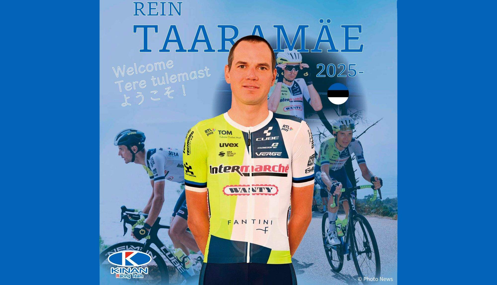 Taaramäe deja el WorldTour y ficha por el continental japonés Kinan Racing Team Taaramäe deja el WorldTour y ficha por el continental japonés Kinan Racing Team