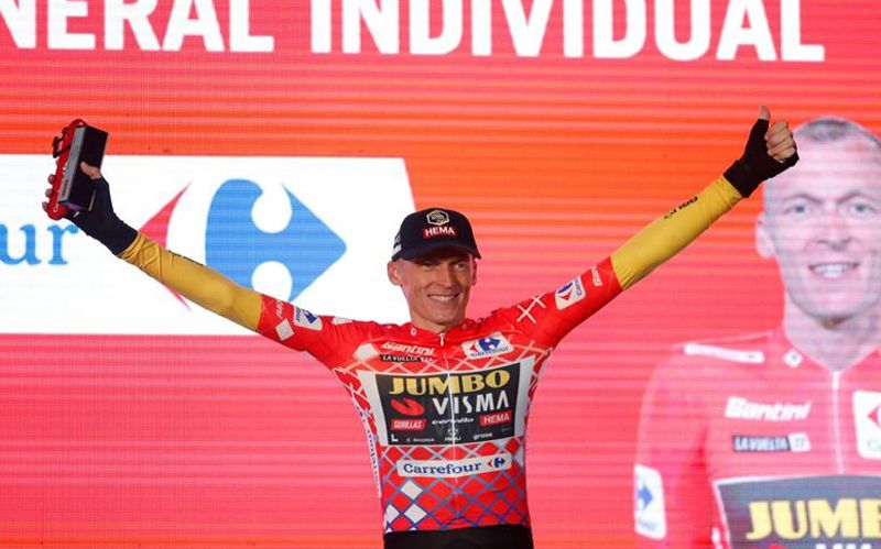 En 2022 vistió el maillot de líder de La Vuelta