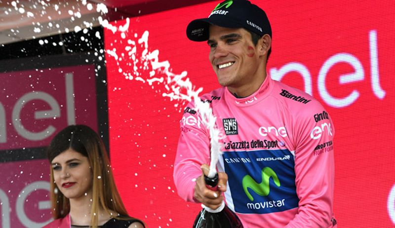 Andrey Amador, líder del Giro