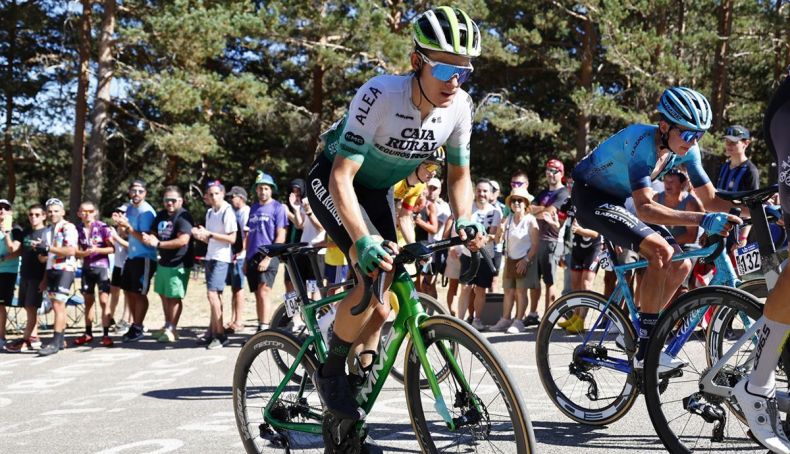 josu etxeberria en una imagen de la pasada vuelta a burgos