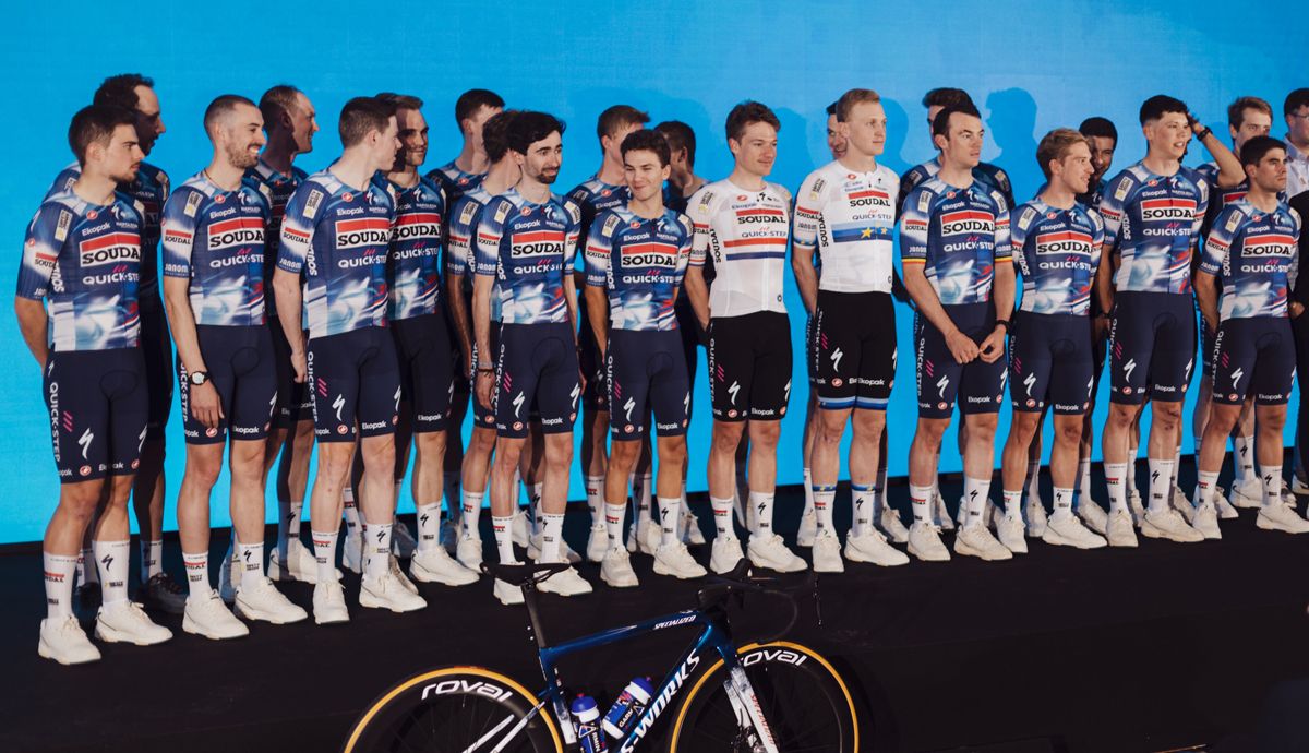 Puesta de largo del Soudal Quick-Step 2025 en Calpe Puesta de largo del Soudal Quick-Step 2025 en Calpe