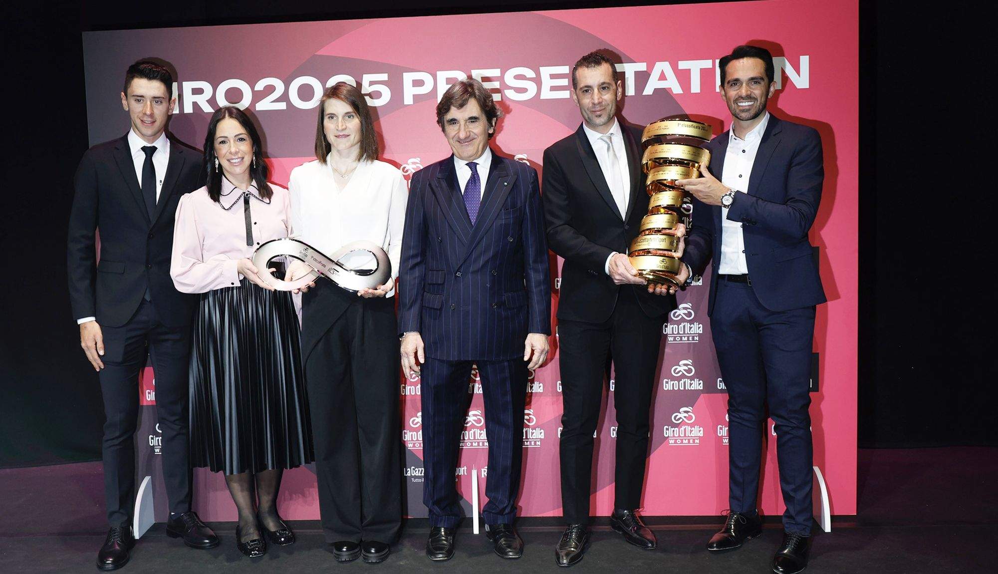 Una imagen de la presentación del Giro de Italia 2025 Una imagen de la presentación del Giro de Italia 2025
