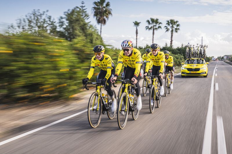Vingegaard, Van Aert y Kelderman