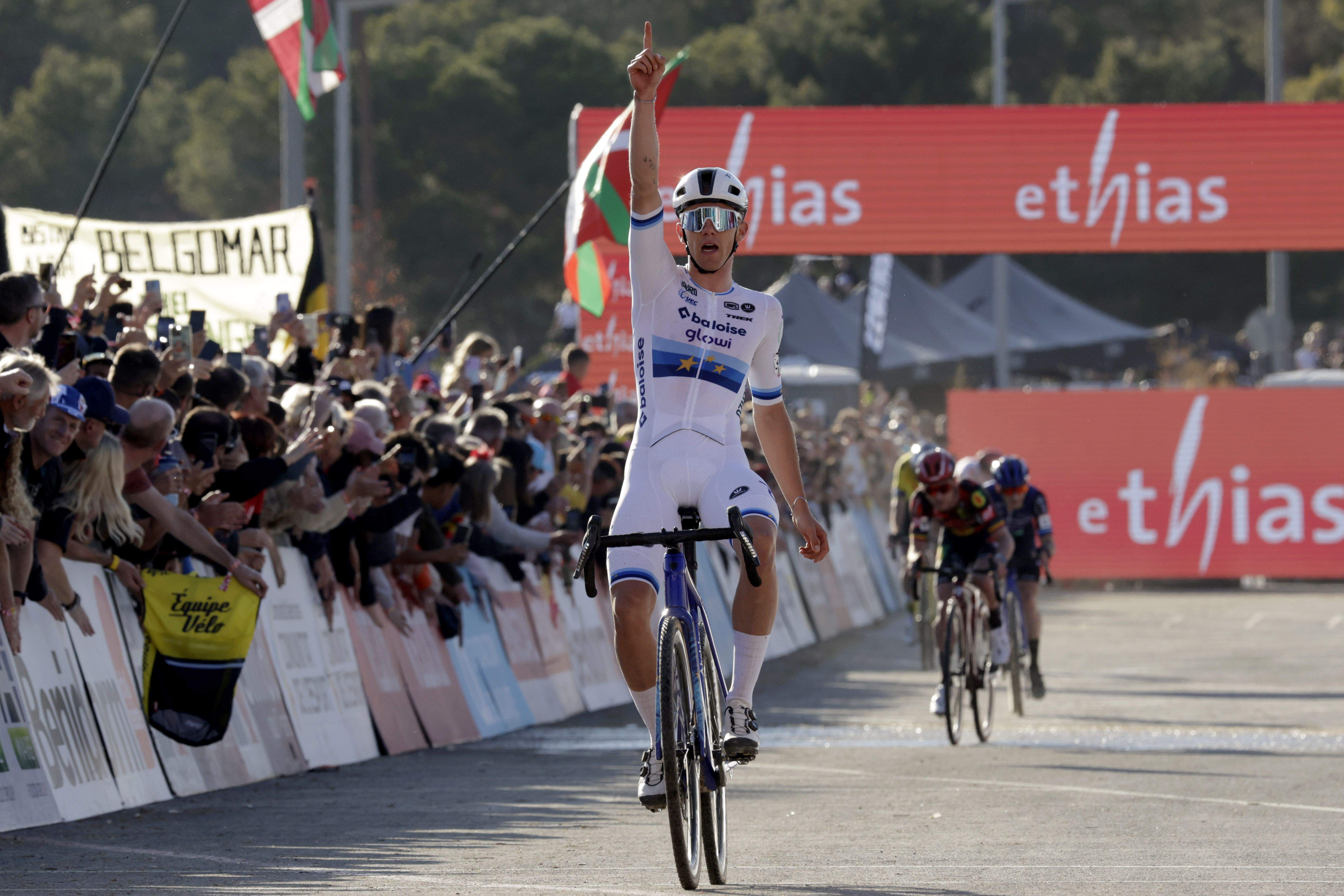 Nys logra su primera victoria de la temporada en la Copa del Mundo. Foto: Luis Ángel Gómez/Sprint Cycling Agency