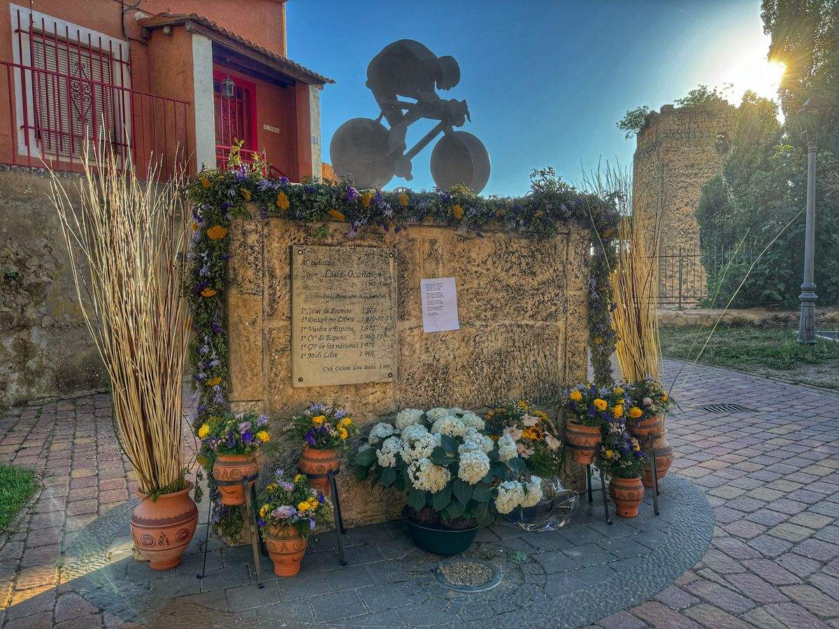 En Priego podrás ver este emotivo monumento en recuerdo de Luis Ocaña