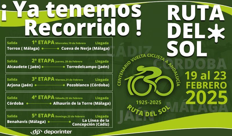 recorrido vuelta andalucia