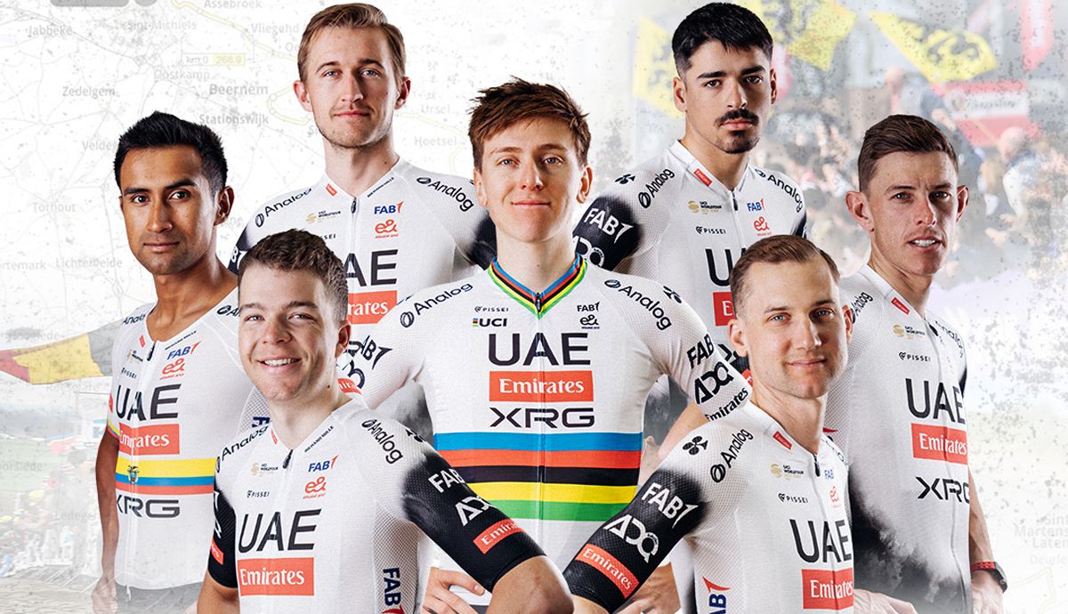 Alineación del UAE Team Emirates para el Tour de Flandes Alineación del UAE Team Emirates para el Tour de Flandes