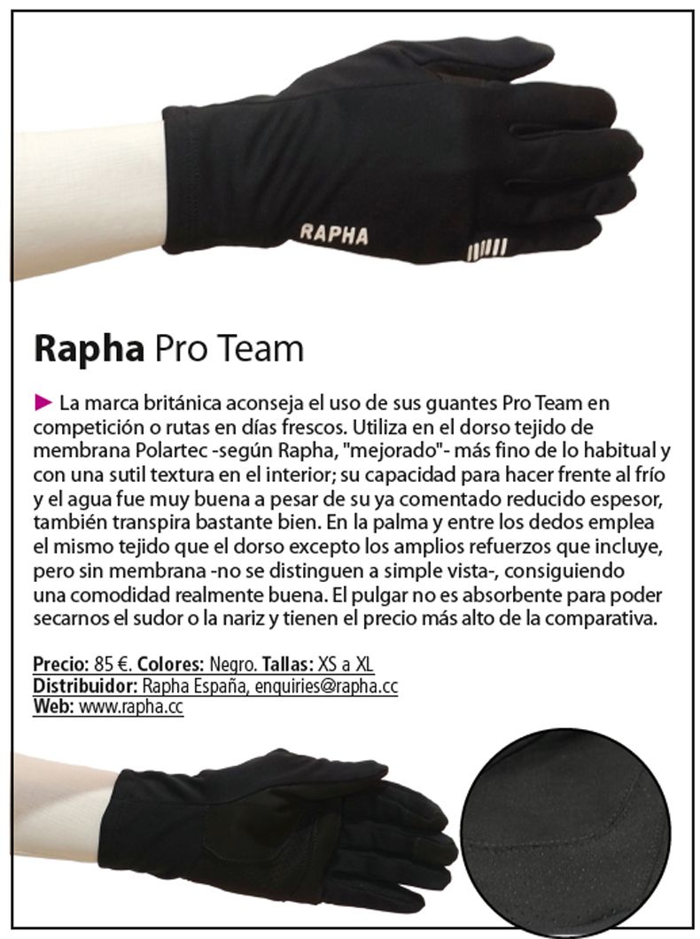 11 Rapha guantes 11 Rapha guantes
