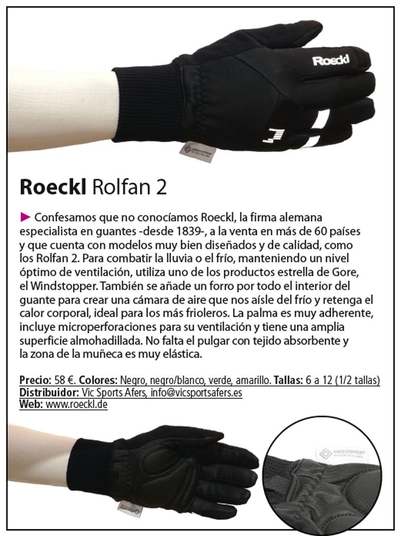 12 Roeckl guantes 12 Roeckl guantes