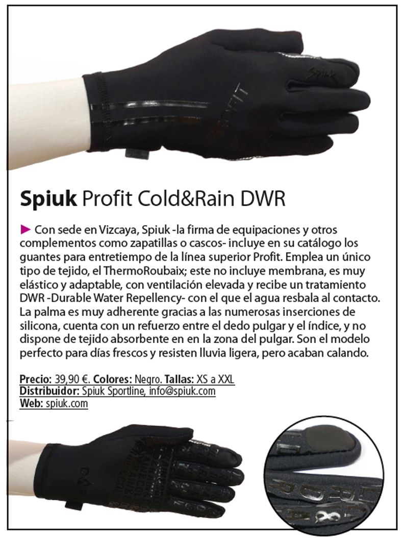 17 Spiuk guantes 17 Spiuk guantes