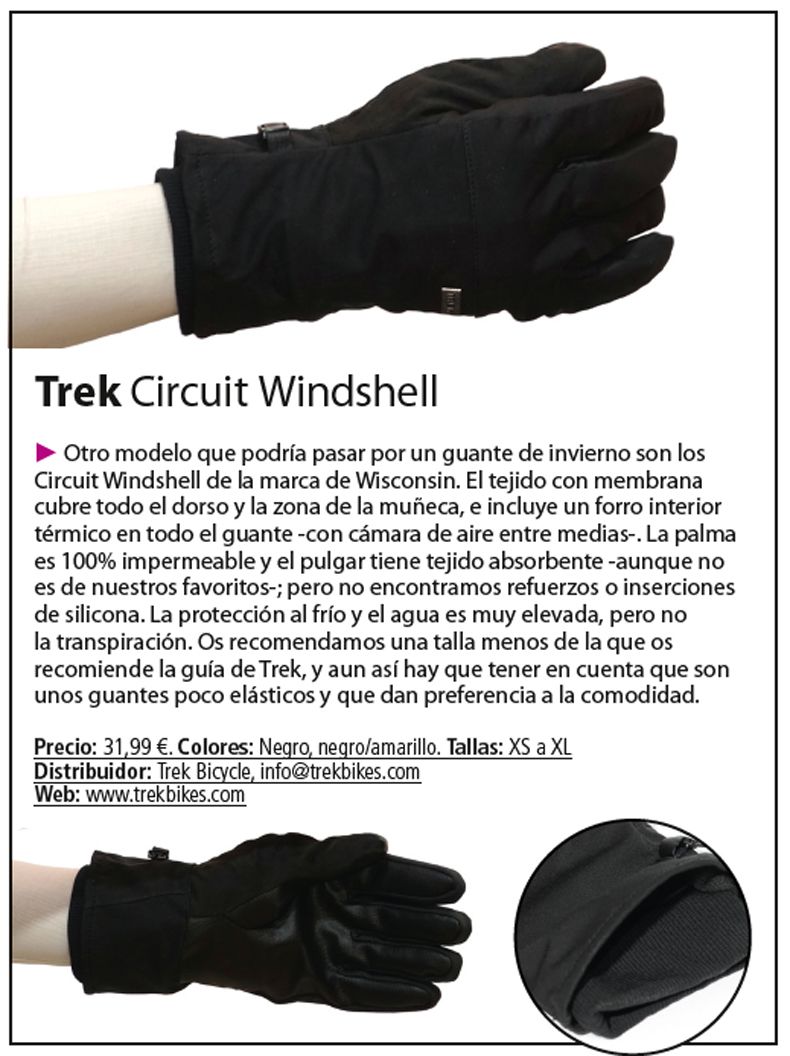 19 Trek guantes 19 Trek guantes