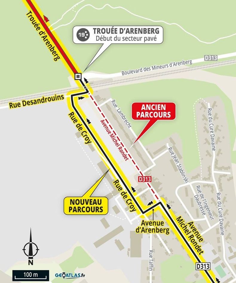 Desvio previo bosque de Arenberg