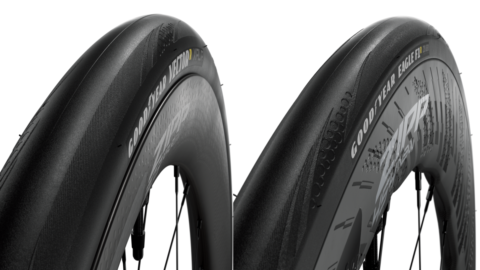 Nuevos Goodyear Vector R XPLR (izquierda), Eagle F1 Z29 Aero (derecha) 