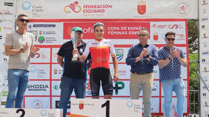 Eva Anguela se lleva la victoria en Abanilla y es nueva líder de la Copa de España Féminas Cofidis Eva Anguela se lleva la victoria en Abanilla y es nueva líder de la Copa de España Féminas Cofidis