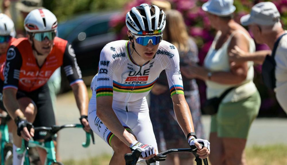 Tadej Pogacar, en una imagen de la 7ª etapa del Tour de Francia