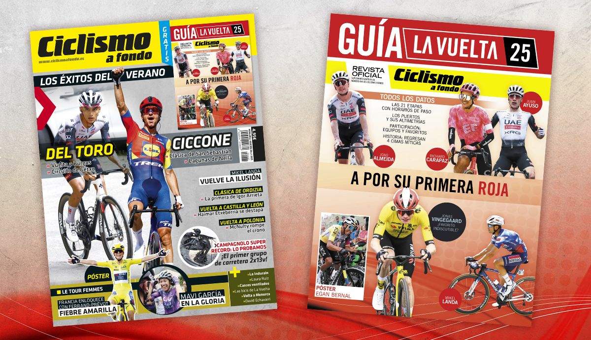 Ciclismo a Fondo 485, con la Guía de La Vuelta, ya a la venta Ciclismo a Fondo 485, con la Guía de La Vuelta, ya a la venta