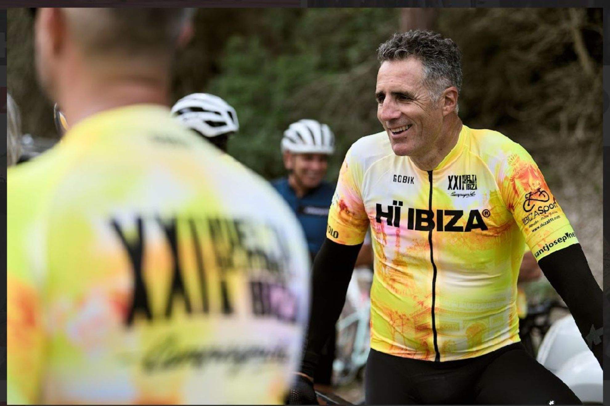 Miguel Indurain en la Vuelta cicloturista a Ibiza Miguel Indurain en la Vuelta cicloturista a Ibiza