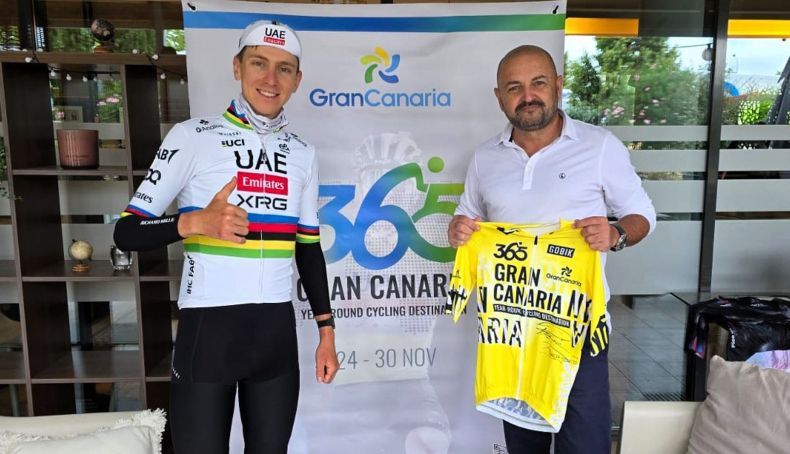 Pogacar es la gran estrella de la TotalEnergies Gran Fondo Pico de las Nieves 2025