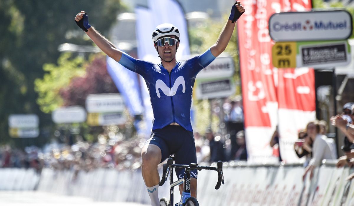 Oier Lazkano en una imagen de su etapa en Movistar Team Oier Lazkano en una imagen de su etapa en Movistar Team