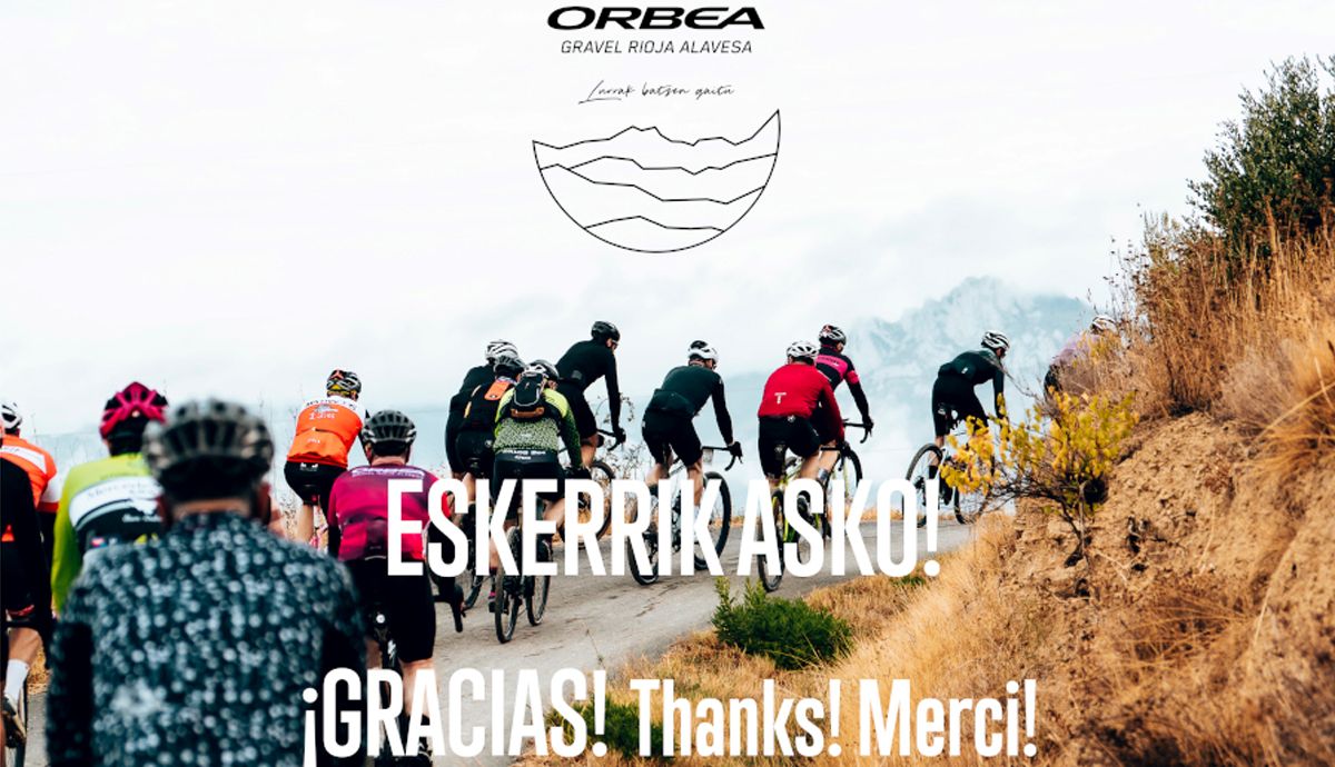 Orbea Gravel Rioja Alavesa agota más del 70% de sus inscripciones en solo cuatro días