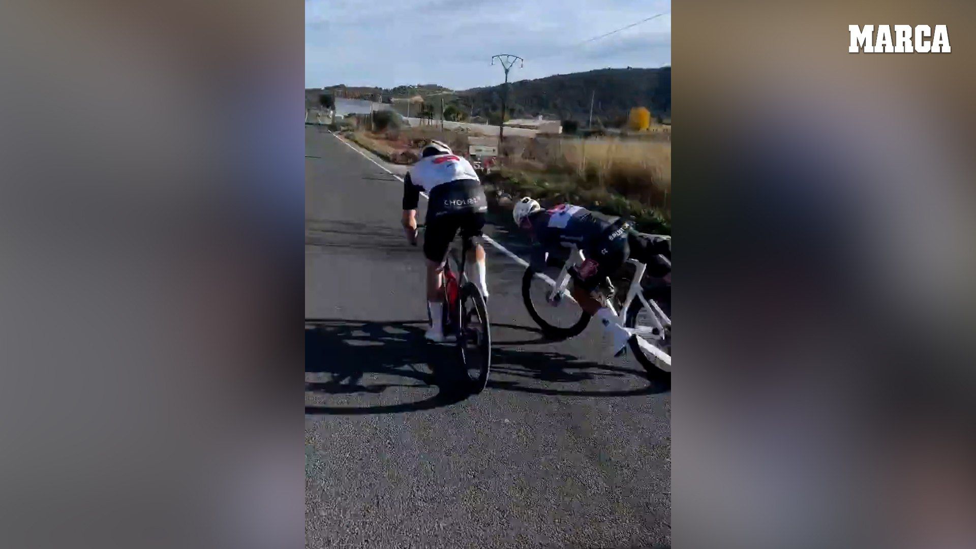 El vídeo de la increíble "salvada" de Van der Poel