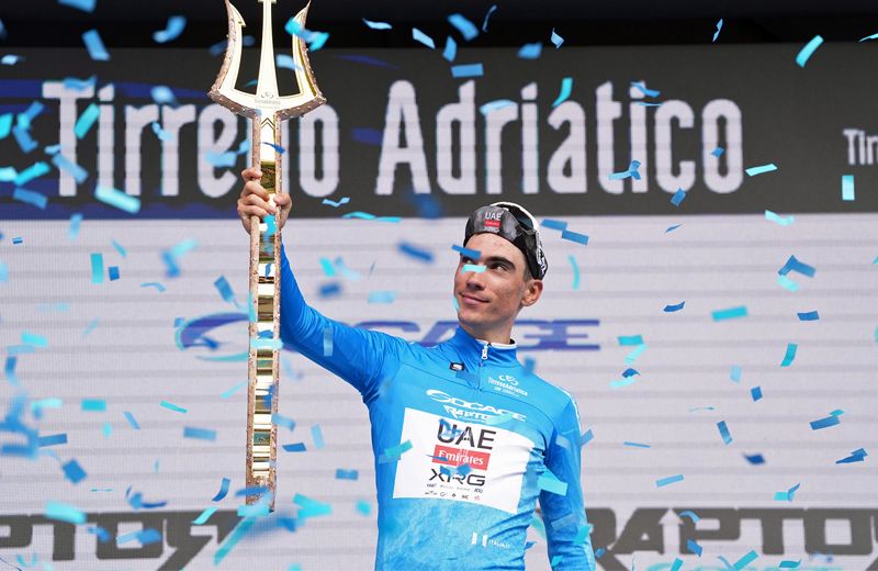 Juan Ayuso, ganador de la Tirreno Adriático 2025