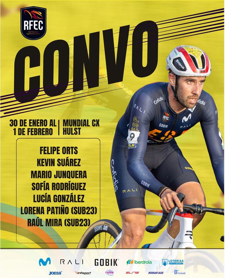 cartel convocatoria Elite y sub23 cartel convocatoria Elite y sub23