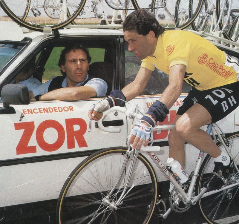 Álvaro Pino con Javier Miguez Álvaro Pino con Javier Miguez