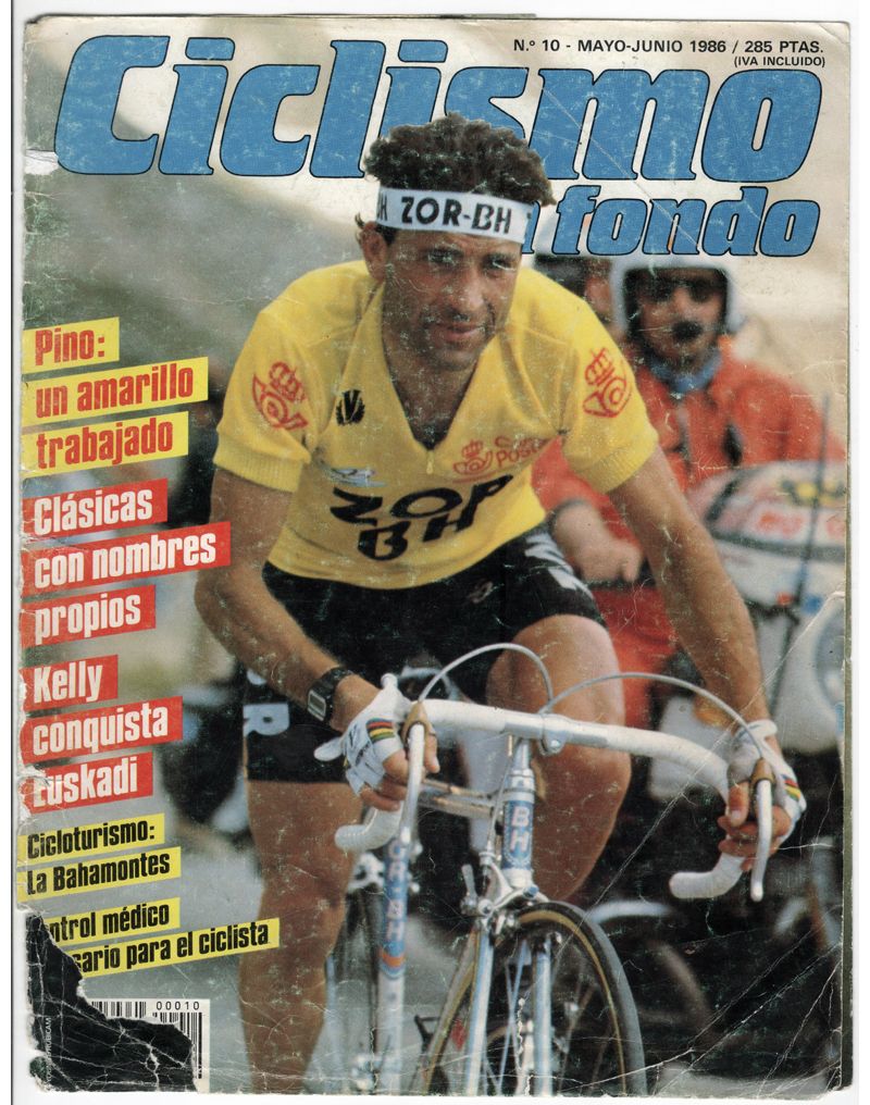 Portada CAF Vuelta a España 1986 Portada CAF Vuelta a España 1986