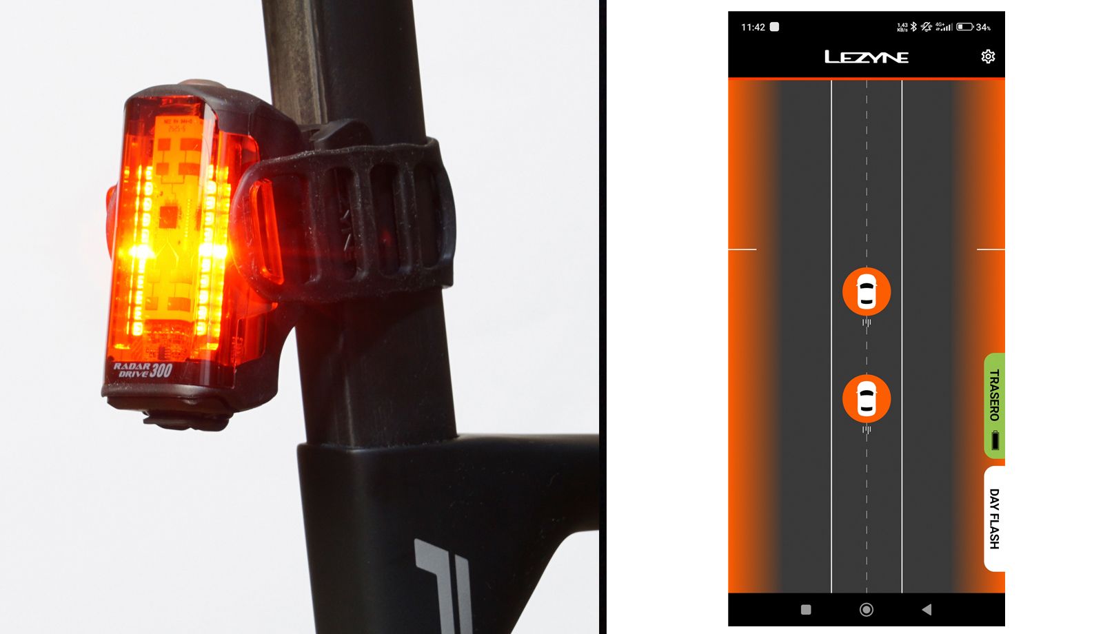 Radar Lezyne Drive 300